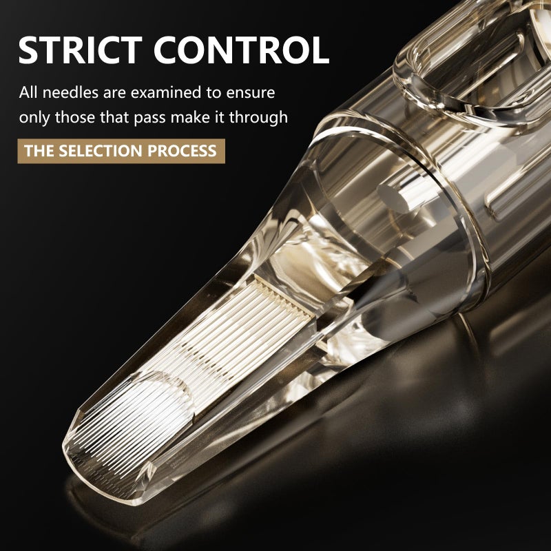 BIGWASP #12 Standard 15RM Tattoo Needle Cartridges 15 Curved Magnum 20Pcs (Generation 3) - Image 3